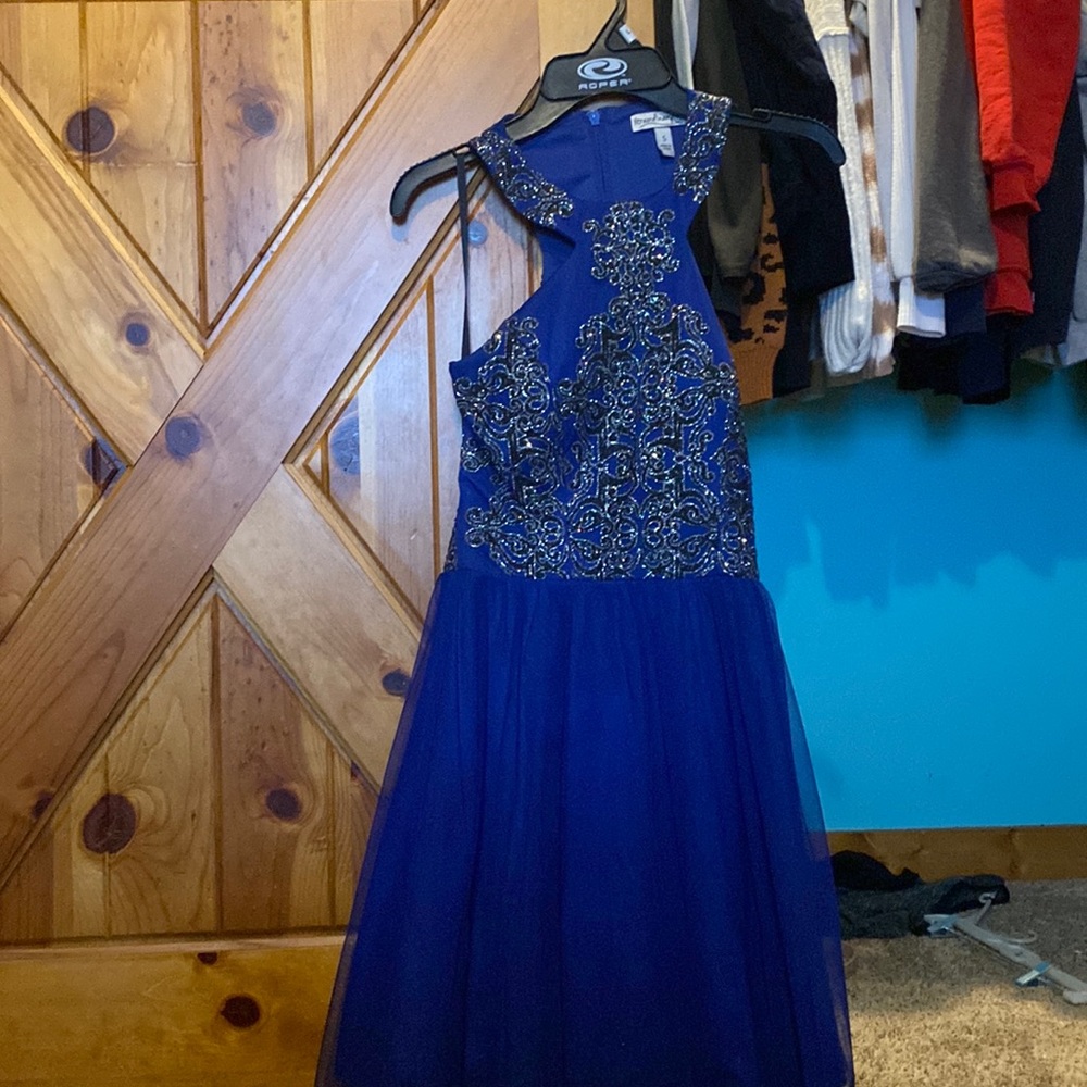 Blue prom dress size 5